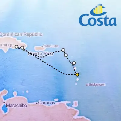 January 22nd, 2026  - Western Caribbean from Fort De France Cruise on the Costa Fascinosa