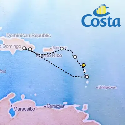 December 5th, 2025  - Western Caribbean From Pointe A Pitre Cruise on the Costa Fascinosa