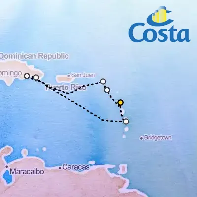 January 23rd, 2026  - Western Caribbean From Pointe A Pitre Cruise on the Costa Fascinosa