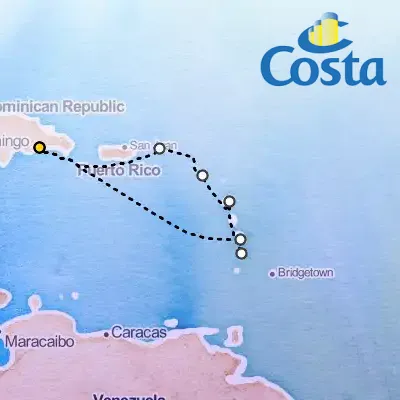 December 22nd, 2025  - Western Caribbean from Santo Domingo Cruise on the Costa Fascinosa