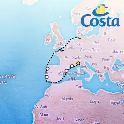 September 15th, 2025  - Transatlantic from Hamburg Cruise on the Costa Favolosa