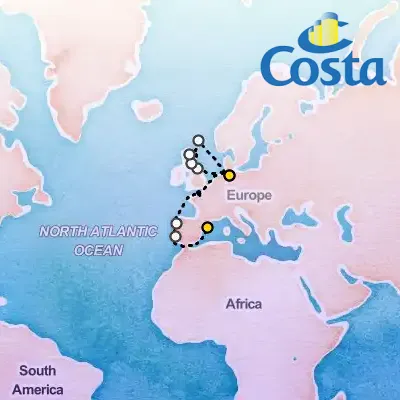 September 8th, 2025  - North Europe from Hamburg Cruise on the Costa Favolosa