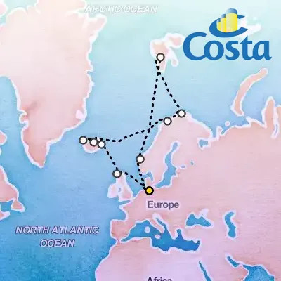 July 14th, 2025  - North Europe from Hamburg Cruise on the Costa Favolosa