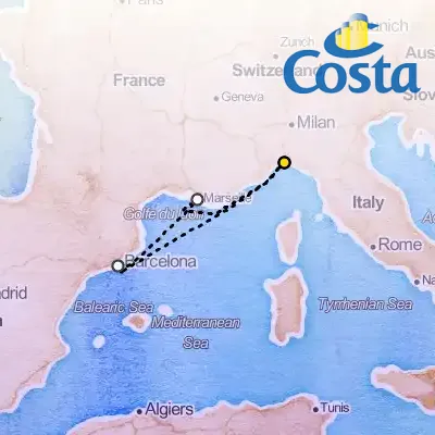 October 16th, 2025  - Western Mediterranean & Genova Cruise on the Costa Favolosa