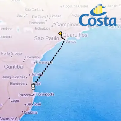December 4th, 2025 - Cruise from Sao Paolo on the Costa Favolosa