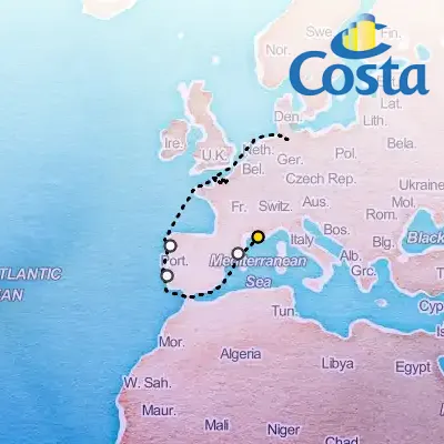 September 15th, 2025  - Transatlantic from Hamburg Cruise on the Costa Favolosa
