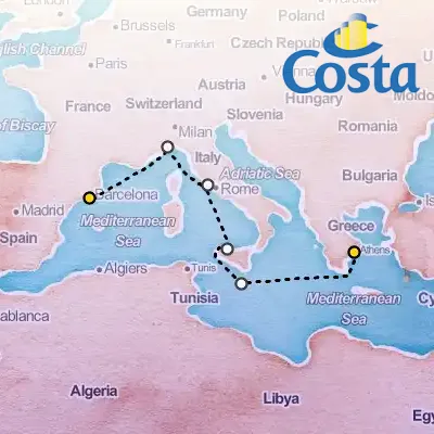 September 26th, 2025  - Transatlantic from Athens Cruise on the Costa Fortuna