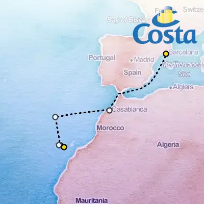 April 10th, 2026  - Western Mediterranean Cruise on the Costa Fortuna