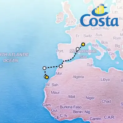 April 10th, 2026  - Western Mediterranean Cruise on the Costa Fortuna