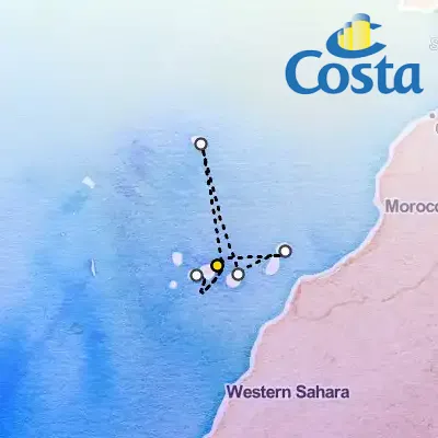 January 5th, 2026  - Western Mediterranean from Santa Cruz De Tenerife Cruise on the Costa Fortuna