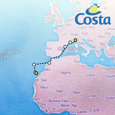 April 10th, 2026  - Western Mediterranean Cruise on the Costa Fortuna
