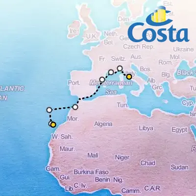 April 10th, 2026  - Western Mediterranean Cruise on the Costa Fortuna