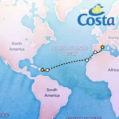 March 15th, 2026 - La Romana to Barcelona Cruise on the Costa Pacifica