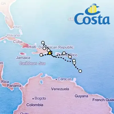 February 1st, 2026  - Western Caribbean from Casa de Campo & La Romana Cruise on the Costa Pacifica
