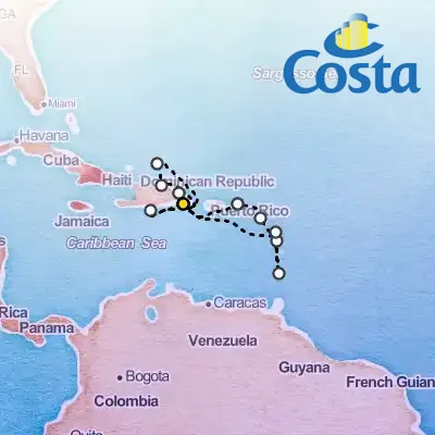 March 1st, 2026  - Western Caribbean from Casa de Campo & La Romana Cruise on the Costa Pacifica