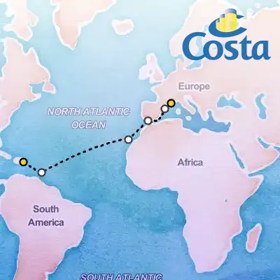 December 7th, 2025 - Marseille to La Romana Cruise on the Costa Pacifica
