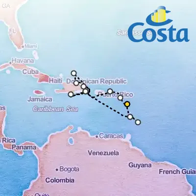 February 5th, 2026  - Western Caribbean From Pointe A Pitre Cruise on the Costa Pacifica