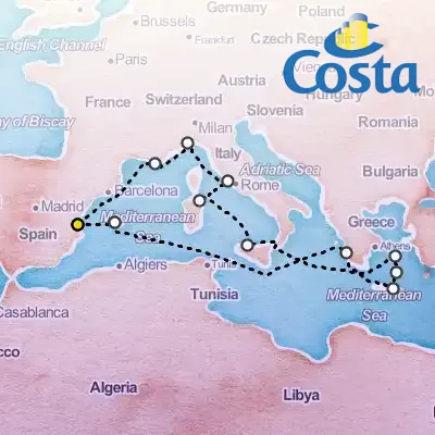September 1st, 2025  - Western Mediterranean from Valencia Cruise on the Costa Pacifica