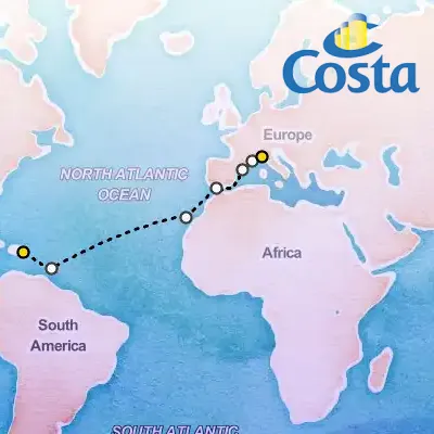 December 6th, 2025 - Savona to La Romana Cruise on the Costa Pacifica