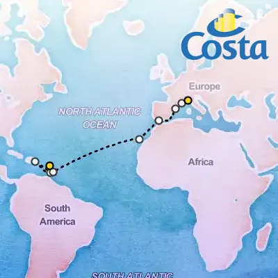 December 6th, 2025 - Savona to Pointe-a-Pitre Cruise on the Costa Pacifica