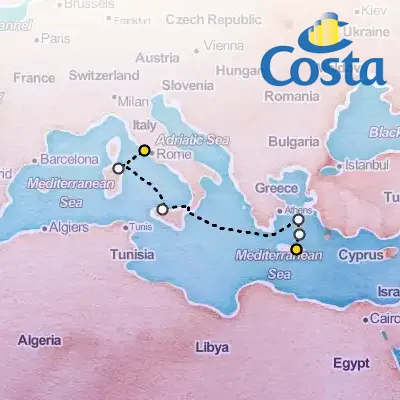 September 6th, 2025  - Western Mediterranean from Heraklion Cruise on the Costa Pacifica