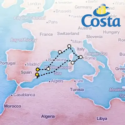 June 17th, 2026  - Western Mediterranean from Alicante Cruise on the Costa Pacifica