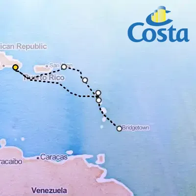 February 1st, 2026  - Western Caribbean from Casa de Campo & La Romana Cruise on the Costa Pacifica