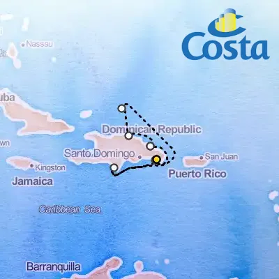 February 22nd, 2026 - Cruise from La Romana on the Costa Pacifica