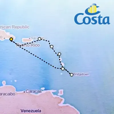 January 4th, 2026 - Cruise from La Romana on the Costa Pacifica