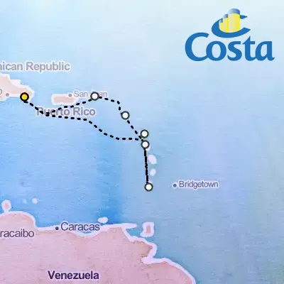 March 1st, 2026 - Cruise from La Romana on the Costa Pacifica