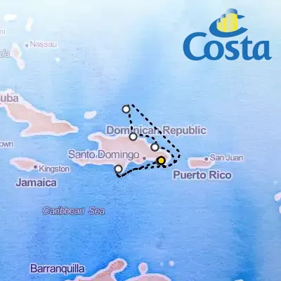 March 8th, 2026  - Western Caribbean from Casa de Campo & La Romana Cruise on the Costa Pacifica