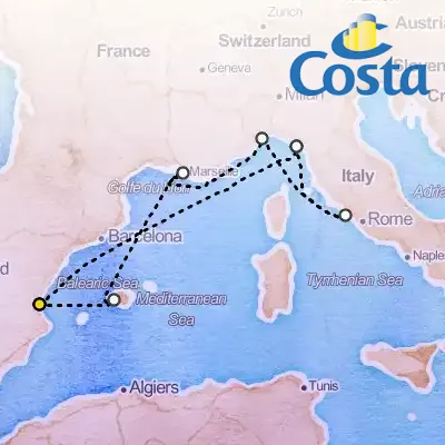 May 6th, 2026  - Western Mediterranean from Valencia Cruise on the Costa Pacifica