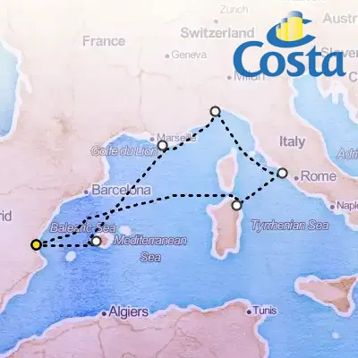 May 20th, 2026  - Western Mediterranean from Valencia Cruise on the Costa Pacifica