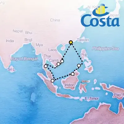 January 2nd, 2026  - Far East from Hong Kong Cruise on the Costa Serena