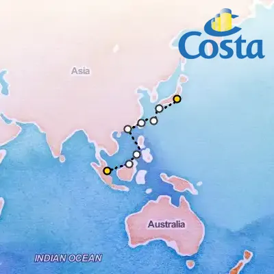 January 9th, 2026  - Far East from Singapore Cruise on the Costa Serena