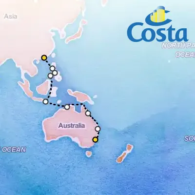 October 23rd, 2026  - Round World From Hong Kong Cruise on the Costa Serena