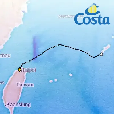 August 1st, 2025  - Far East from Keelung, Taiwan Cruise on the Costa Serena