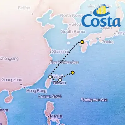 August 12th, 2025  - Far East & Okinawa Cruise on the Costa Serena