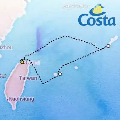 July 23rd, 2025  - Far East from Keelung, Taiwan Cruise on the Costa Serena