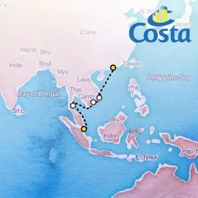 December 5th, 2025  - Far East from Hong Kong Cruise on the Costa Serena
