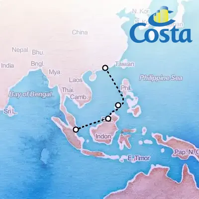 February 7th, 2026  - Far East from Singapore Cruise on the Costa Serena