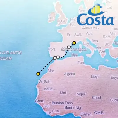 November 14th, 2025  - Marseille Transatlantic Cruise on the Costa Toscana
