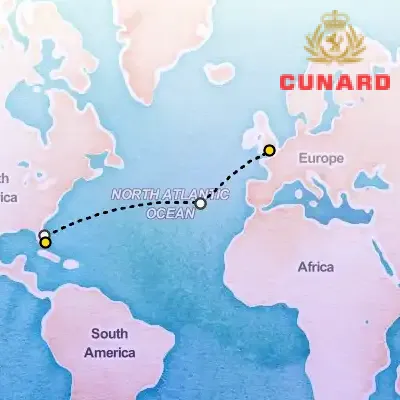March 19th, 2027  - Fort Lauderdale to Southampton Cruise on the Cunard Queen Anne