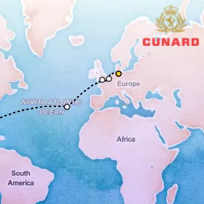 March 19th, 2027  - Fort Lauderdale & Hamburg Cruise on the Cunard Queen Anne