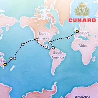 March 17th, 2026  - Sydney to Southampton Cruise on the Cunard Queen Anne