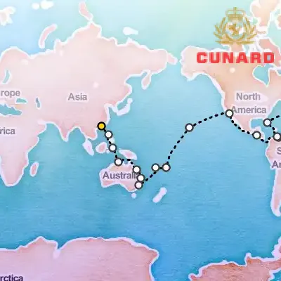 February 27th, 2026  - Hong Kong to Southampton Cruise on the Cunard Queen Anne