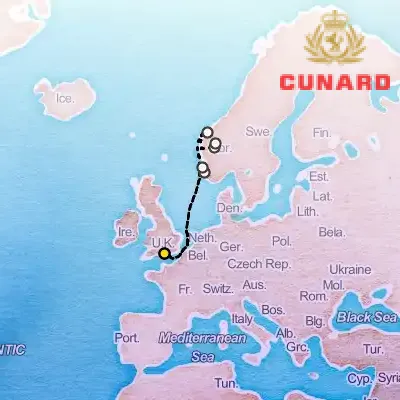 May 29th, 2026  - Norwegian Fjords Cruise on the Cunard Queen Anne