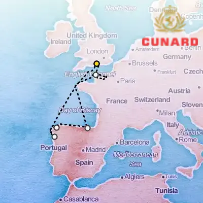 October 5th, 2027  - Spain & France Cruise on the Cunard Queen Anne