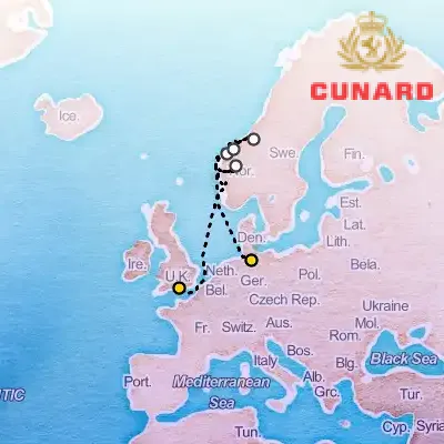 May 2nd, 2026  - Norwegian Fjords Cruise on the Cunard Queen Anne