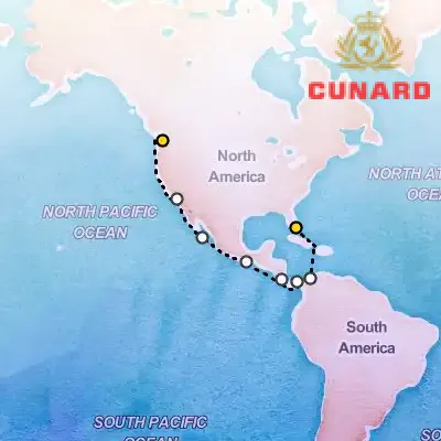 April 14th, 2026  - Miami to Seattle Cruise on the Cunard Queen Elizabeth